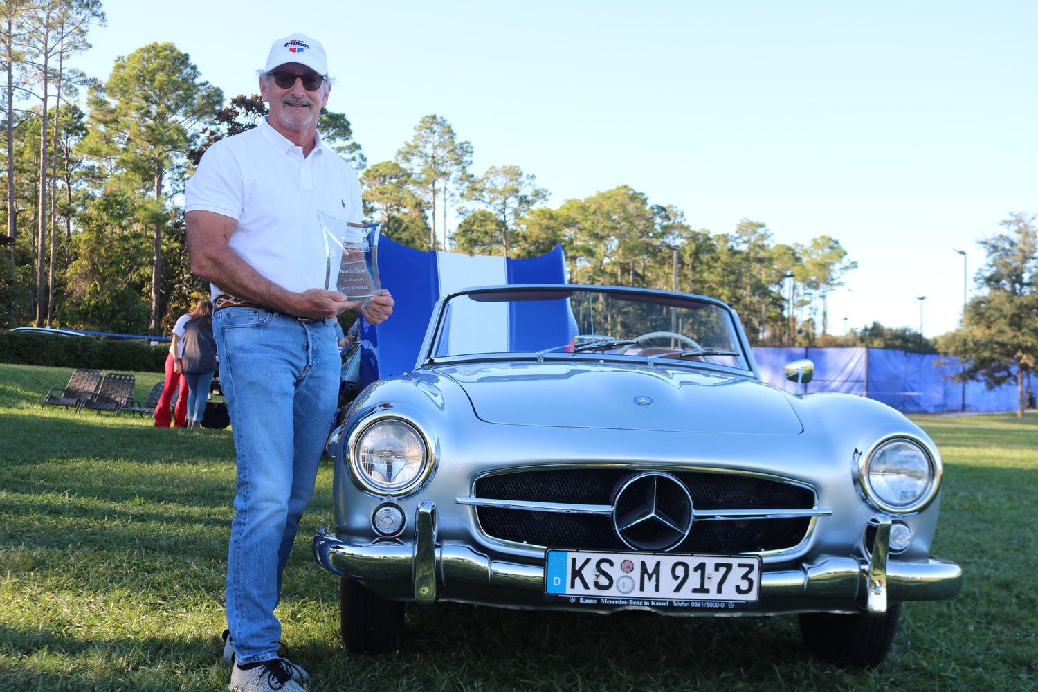 Sam Joiner and his 1961 Mercedes-Benz 190SL were named the overall winner at the 2021 Ponte Vedra Auto Show.